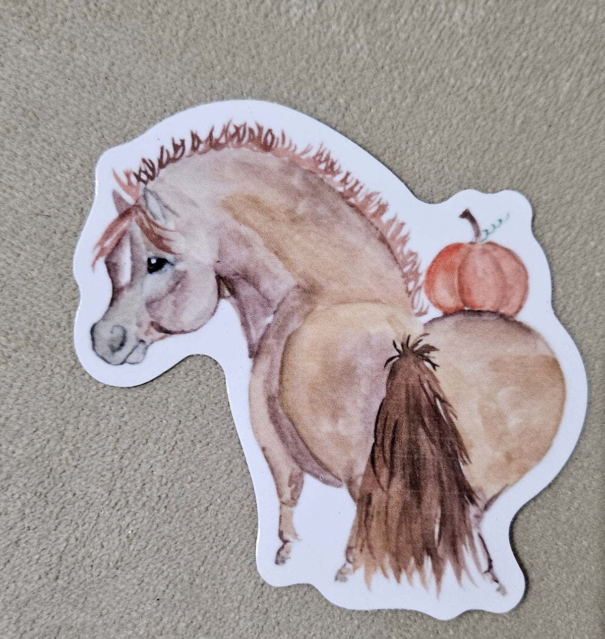 Adorable Chubby Ponies 3" Vinyl Stickers