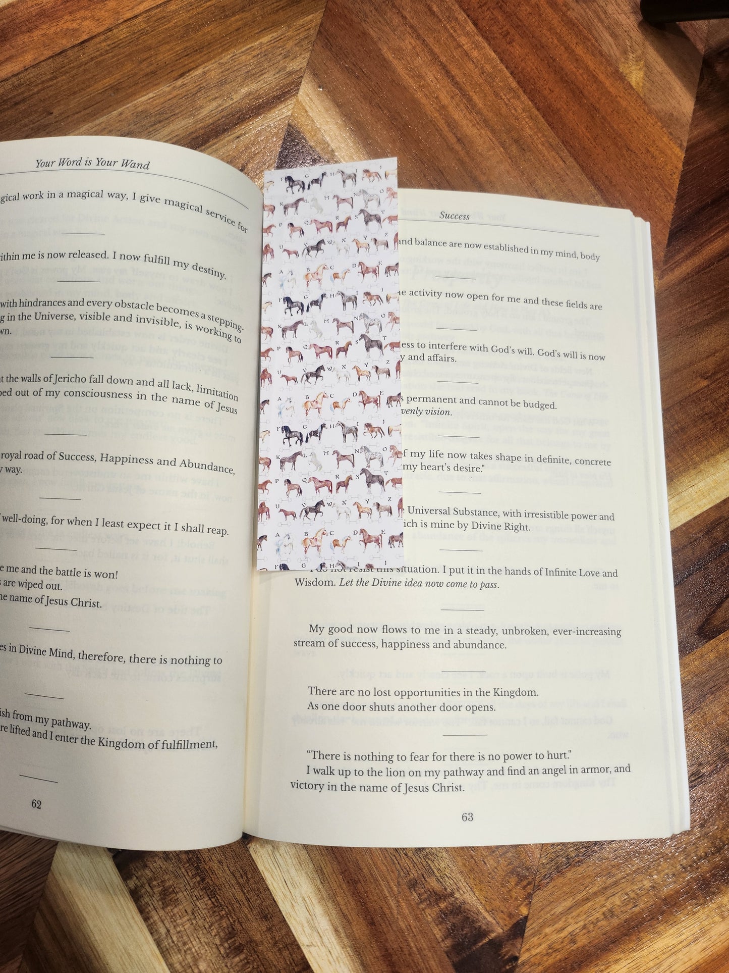 ABC Horses and Shire Bookmark