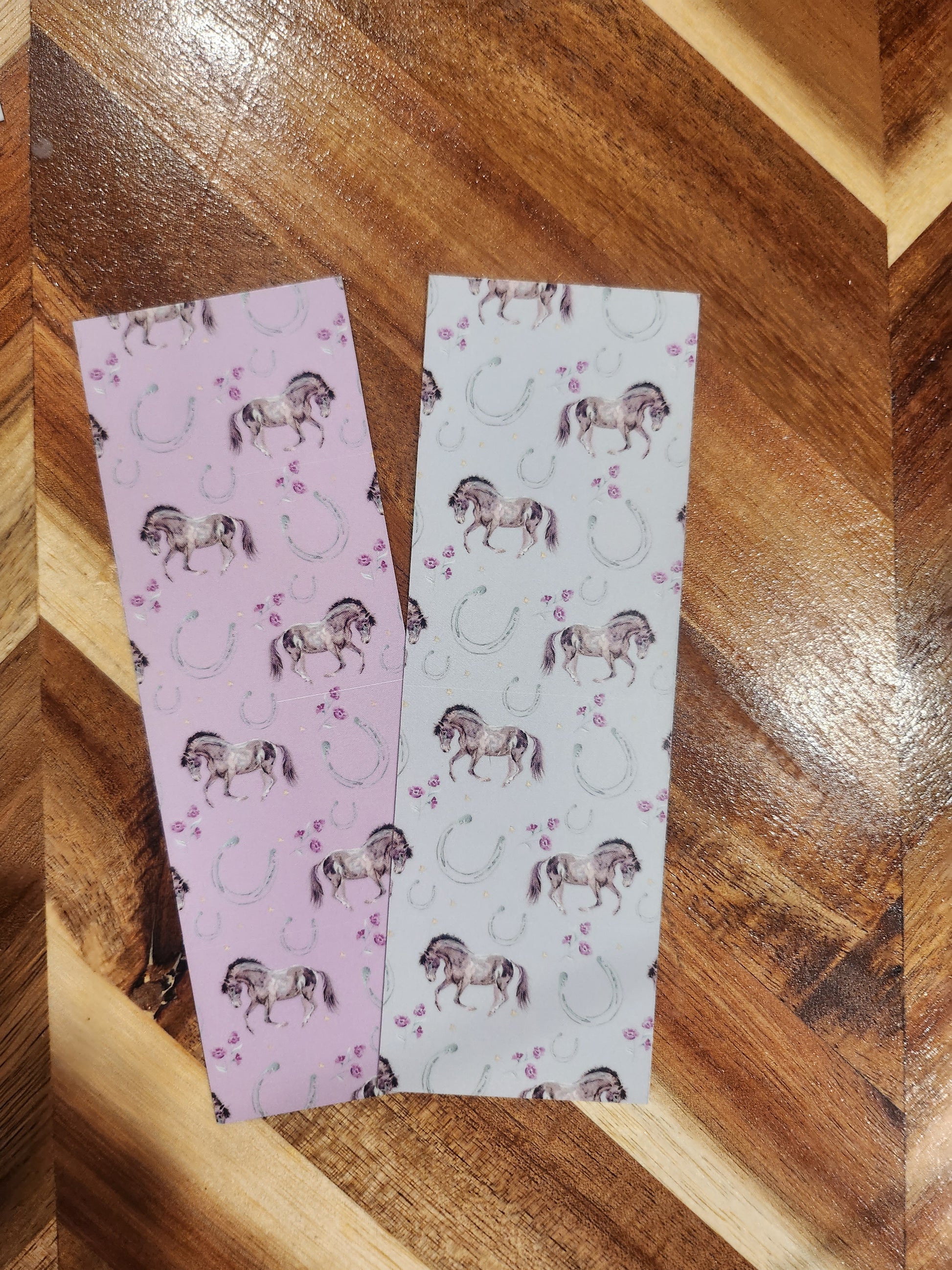 Lucky Mustang Bookmark - Lavender/Blue - SonaEquestrian