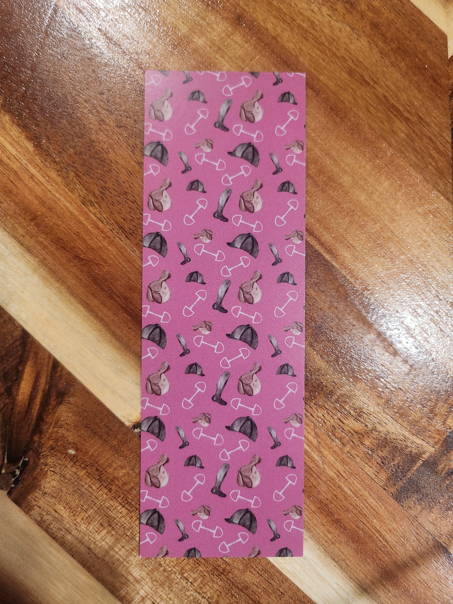 Saddle up Pink bookmark