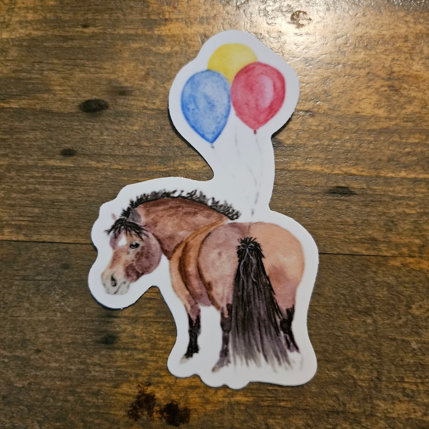 Adorable Chubby Ponies 3" Vinyl Stickers