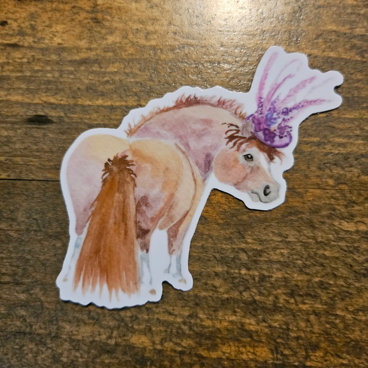 Adorable Chubby Ponies 3" Vinyl Stickers