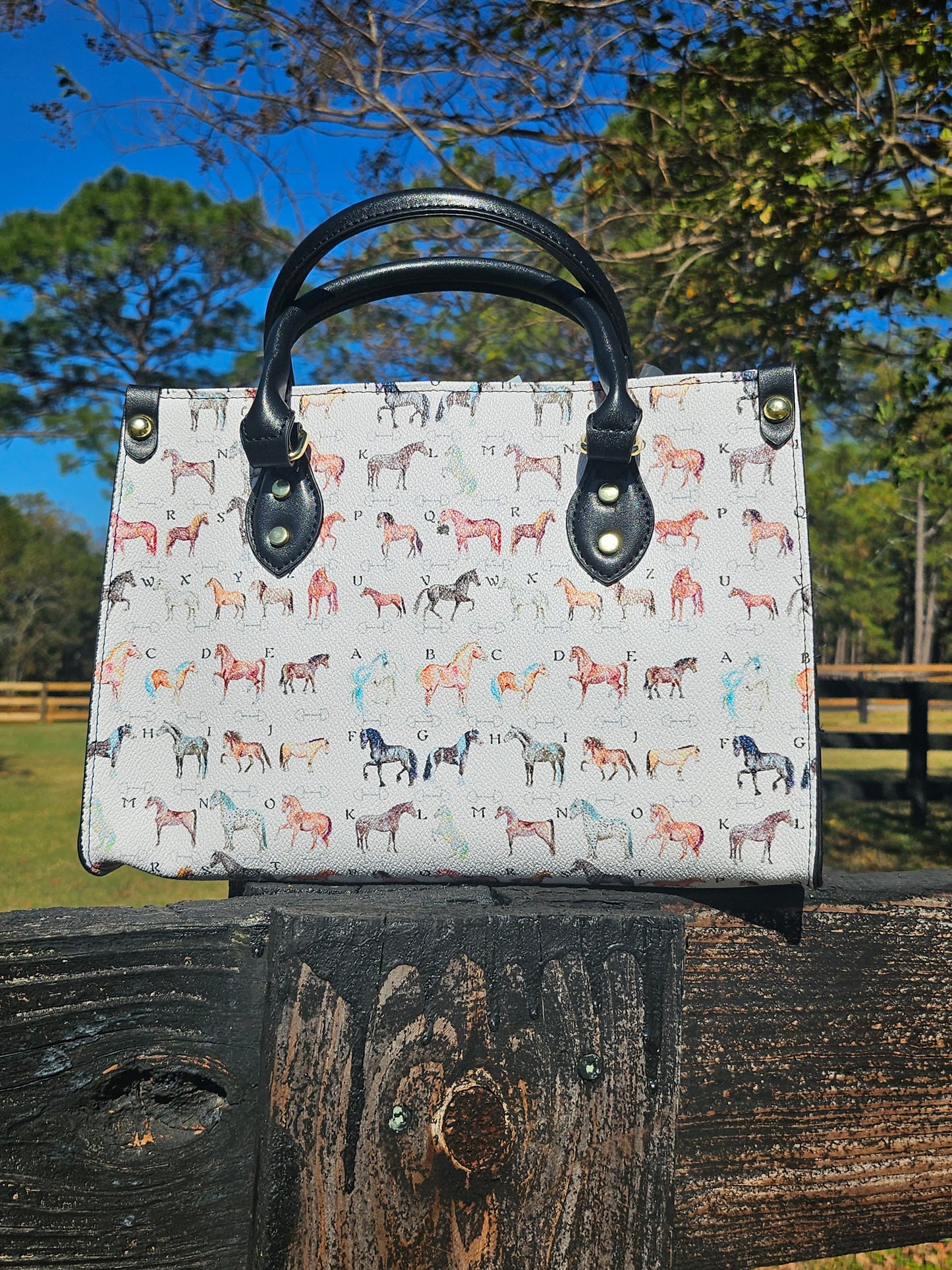 ABC Horse Breeds Small Fashion Bag