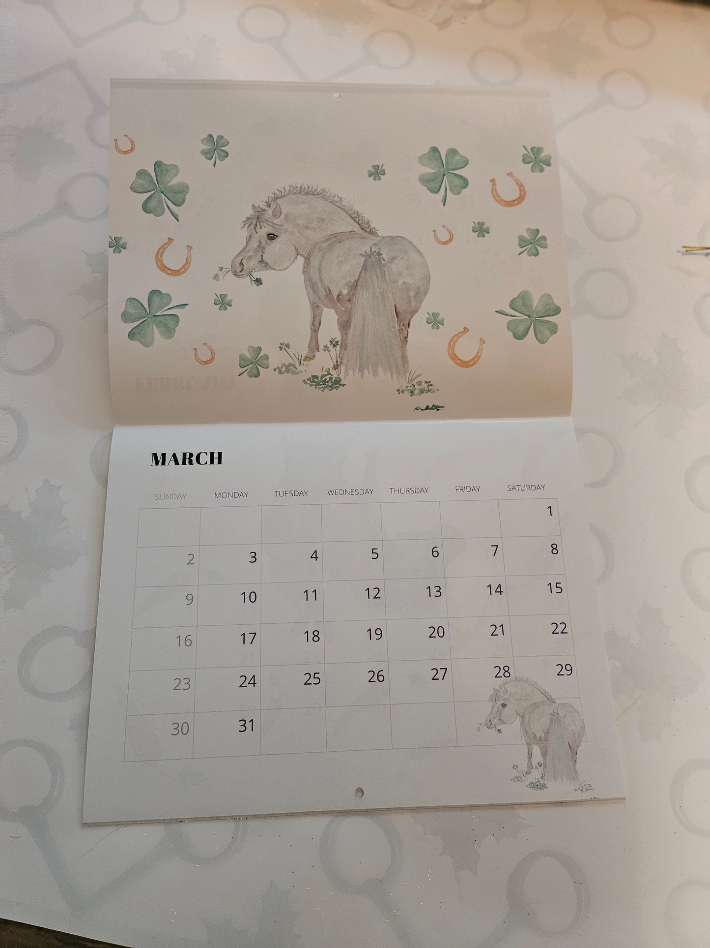 Adorable Ponies 2025 Calendar