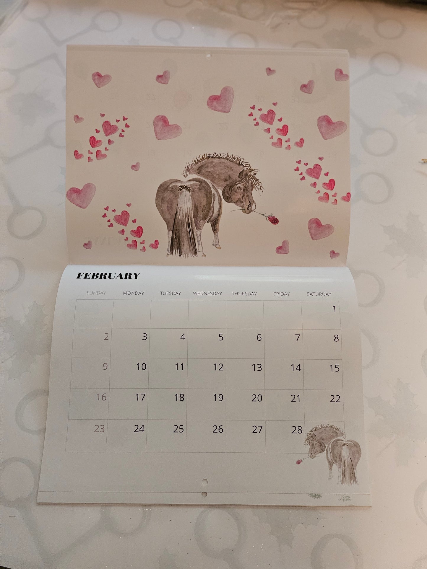 Adorable Ponies 2025 Calendar