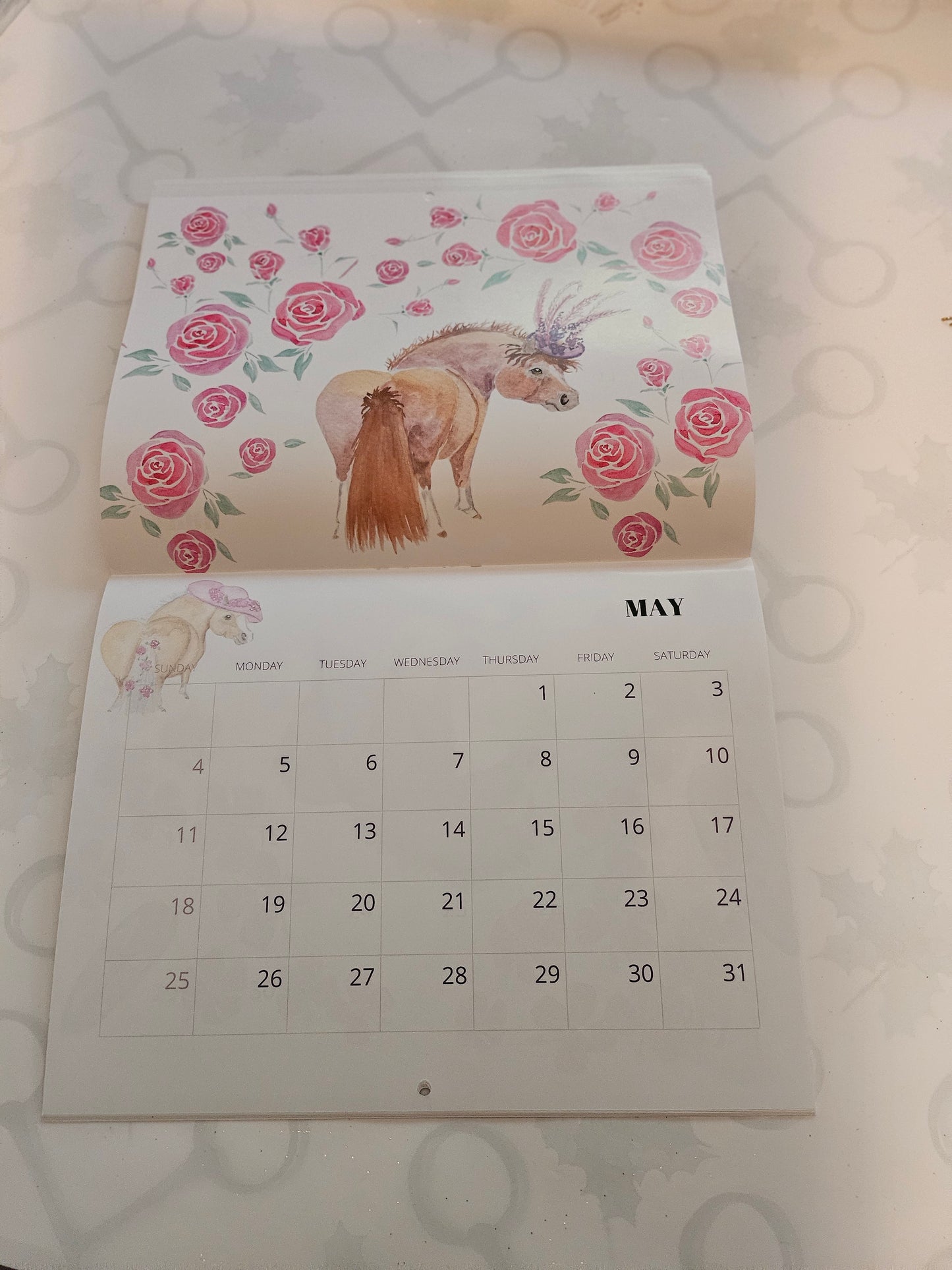 Adorable Ponies 2025 Calendar