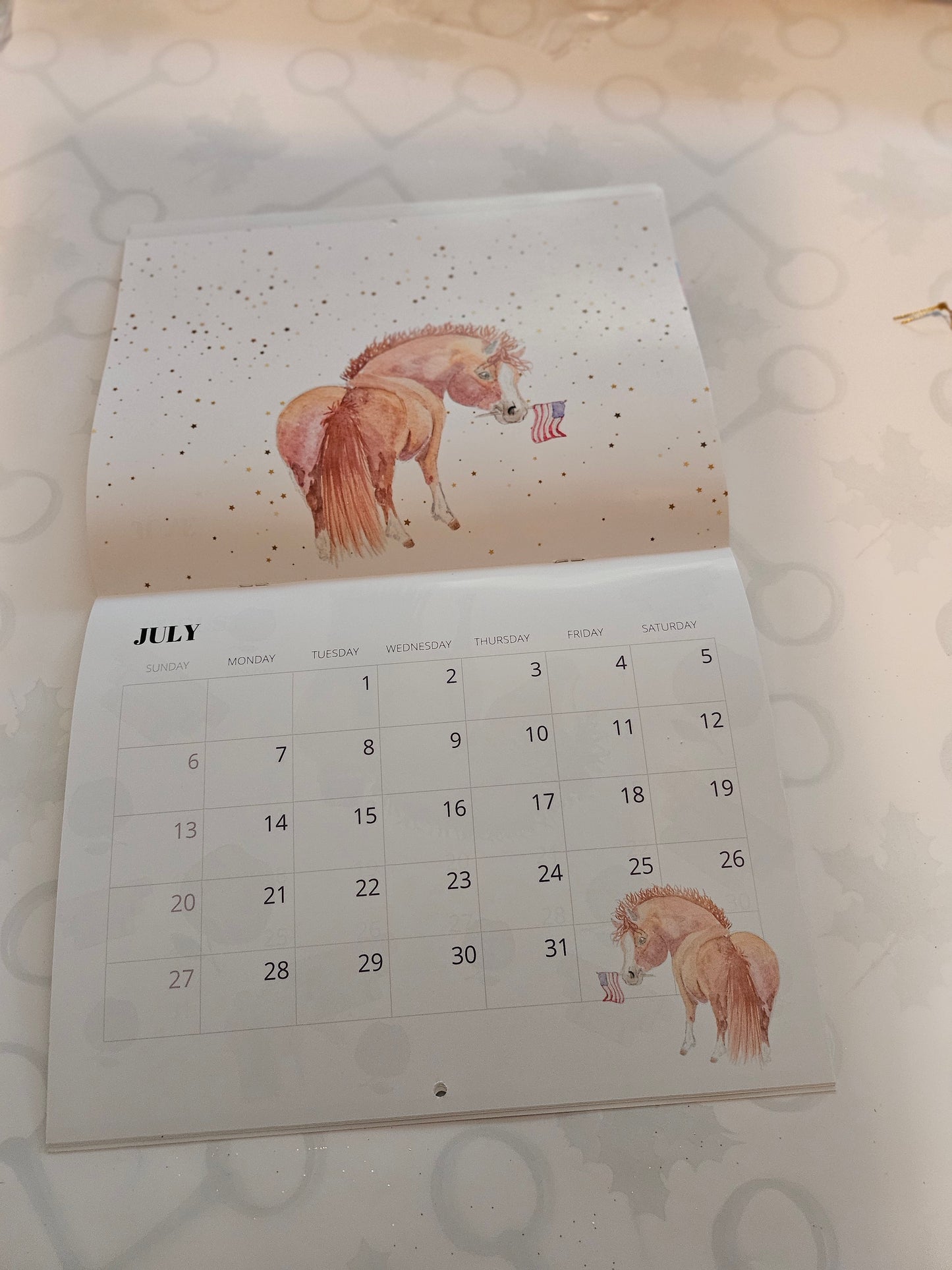 Adorable Ponies 2025 Calendar