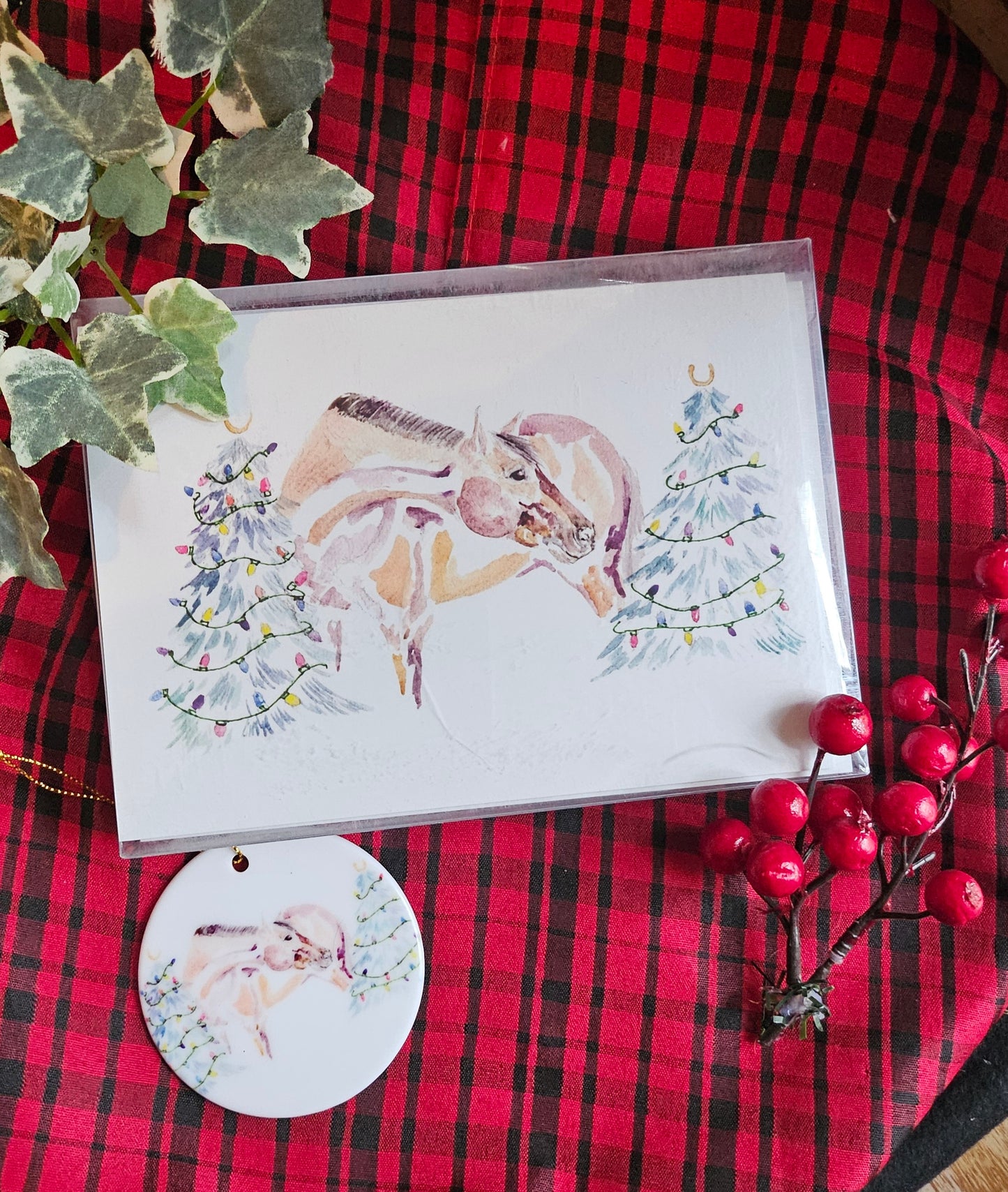 Holiday lights gift set