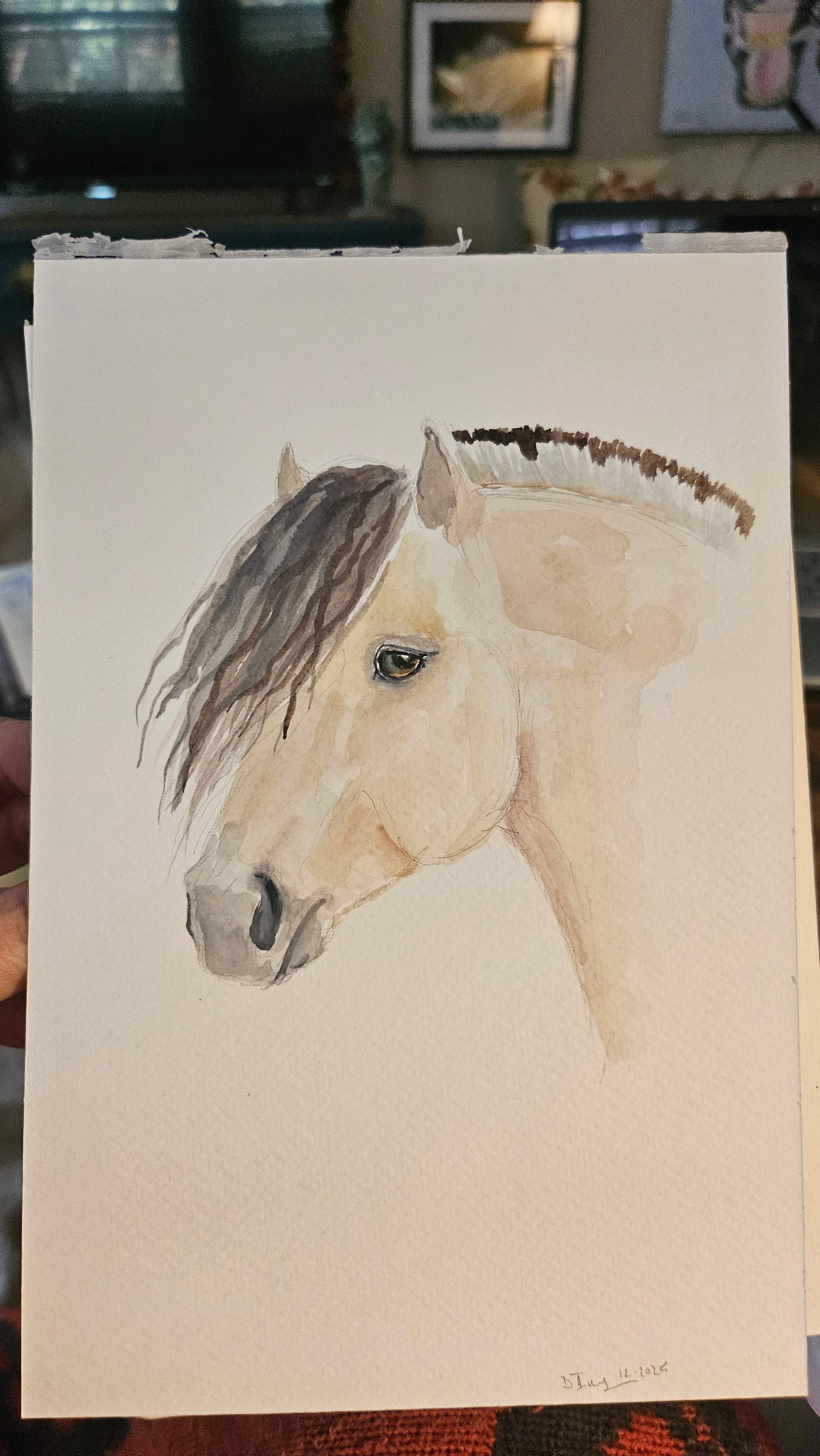 Fjord - Giclee watercolor print