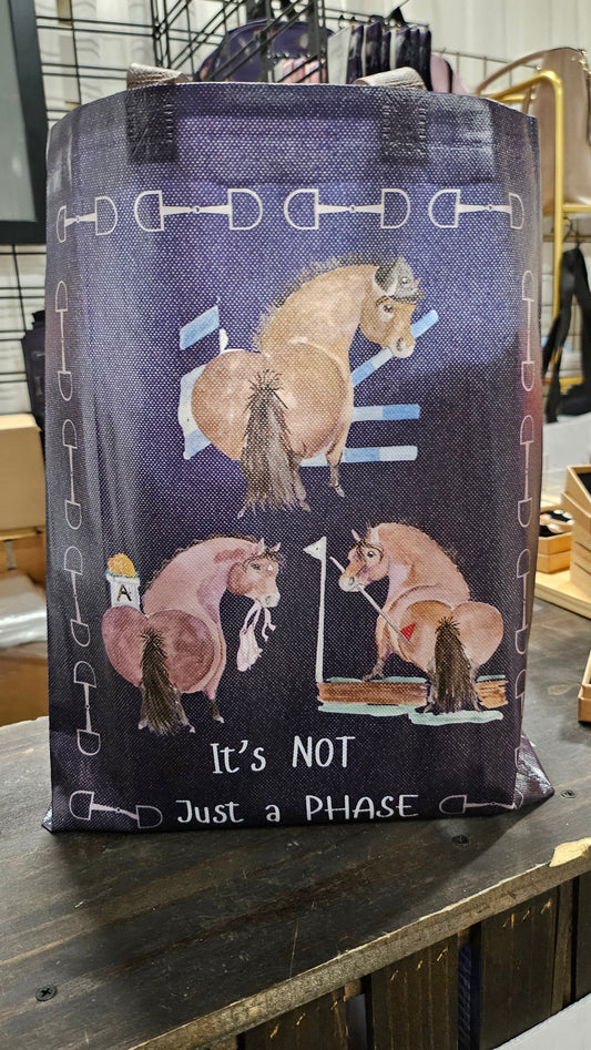Not Just a phase Grocery tote