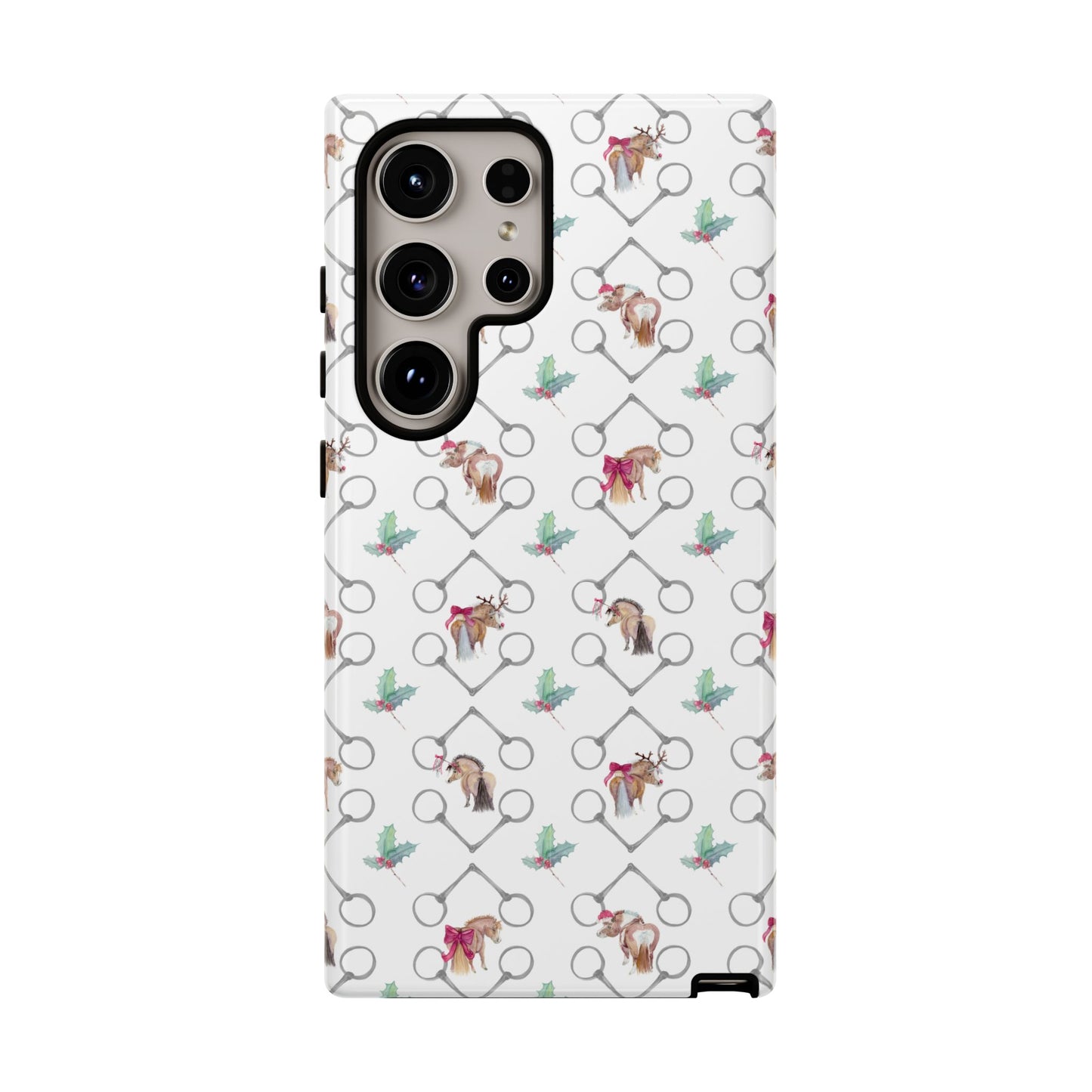 Adorable Ponies and holly Tough Phone Cases