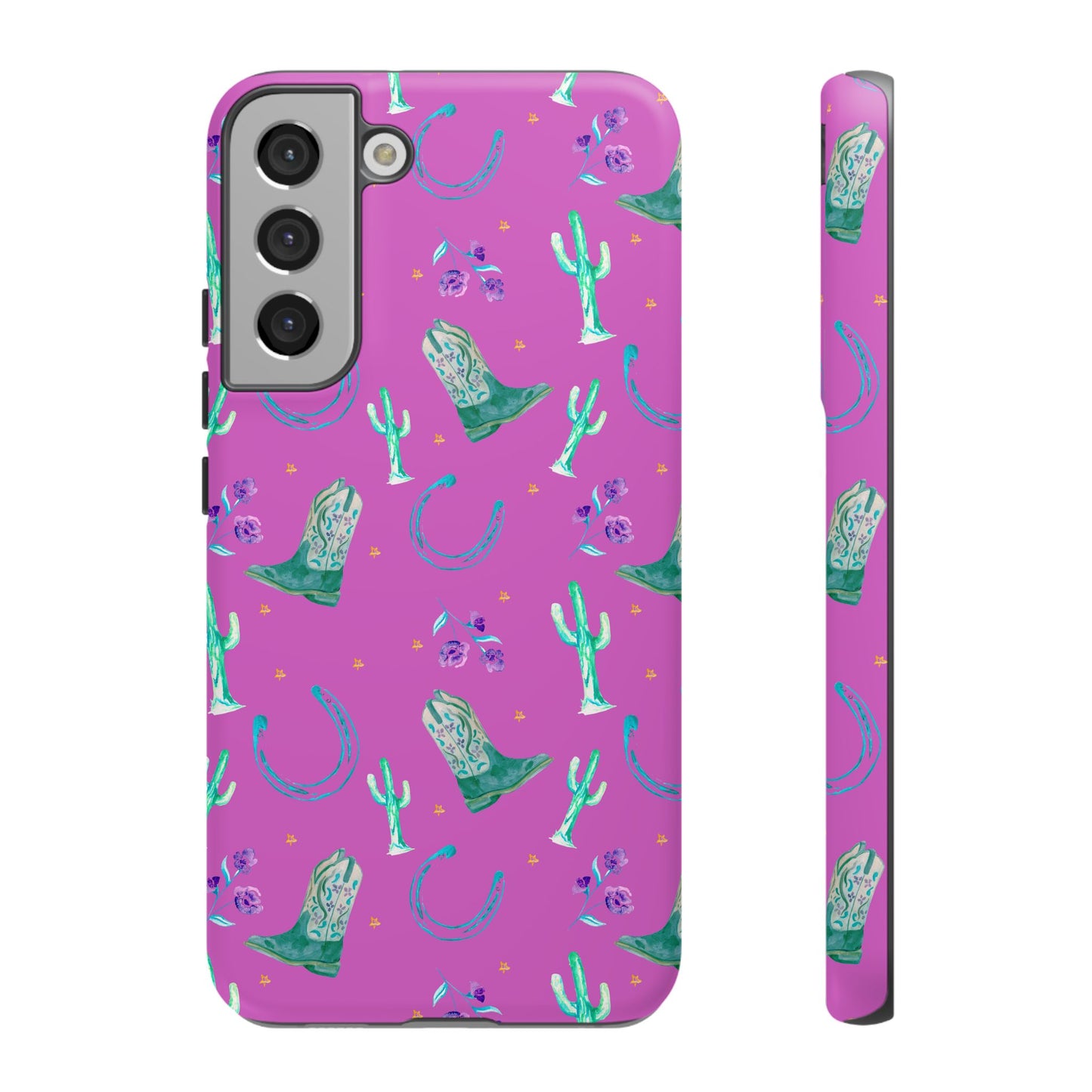 Lucky Boots in Pink Tough Phone Case