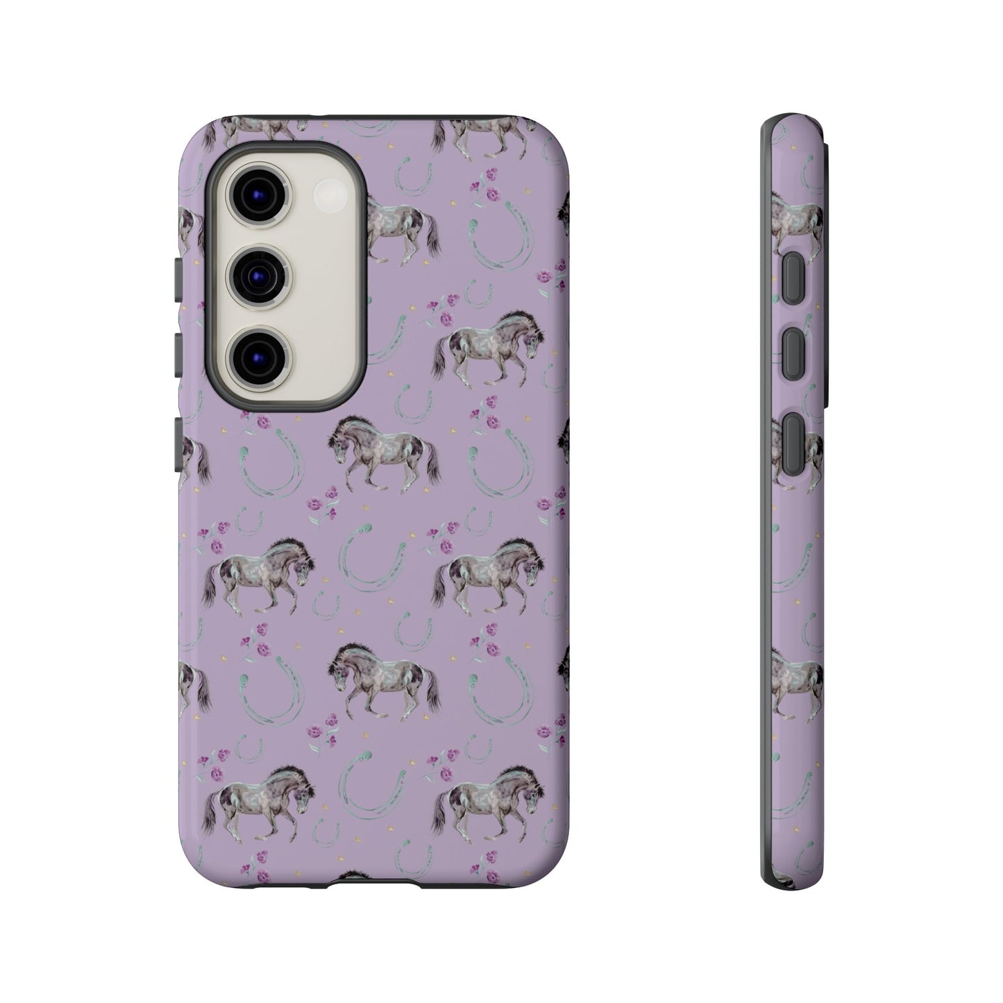 Lucky Mustangs in Lavender Tough Phone Case