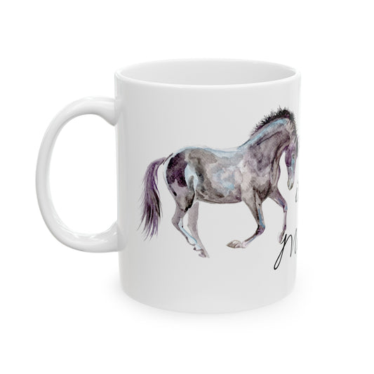 M is for Mustang    Ceramic Mug, 11oz - SonaEquestrian