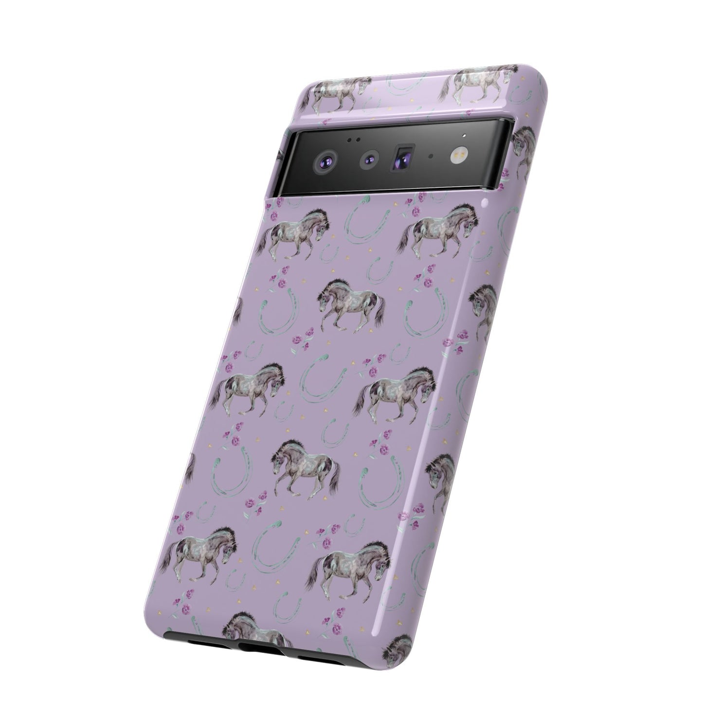 Lucky Mustangs in Lavender Tough Phone Case