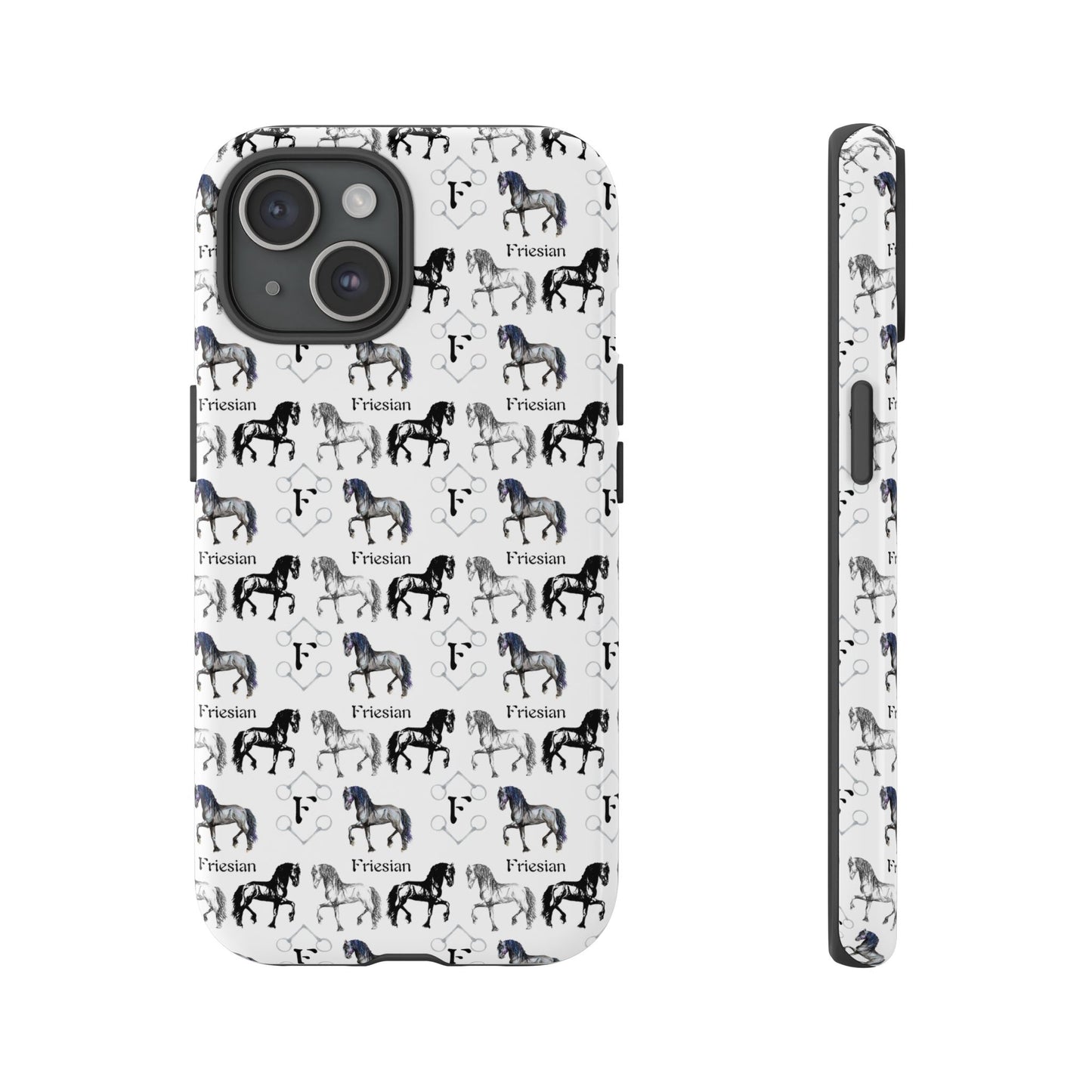 F is for Friesian Tough Phone Case