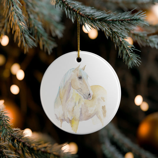Beau Ceramic Ornaments, Custom Holiday Decor, 2-Sided Christmas Ornament, Unique Gift, Home Decoration, Keepsake