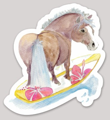 Adorable Chubby Ponies 3" Vinyl Stickers