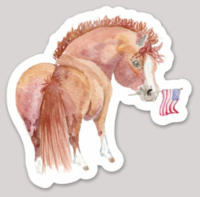 Adorable Chubby Ponies 3" Vinyl Stickers