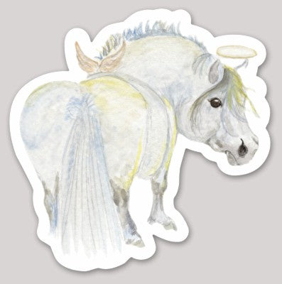 Adorable Chubby Ponies 3" Vinyl Stickers