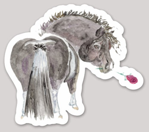 Adorable Chubby Ponies 3" Vinyl Stickers