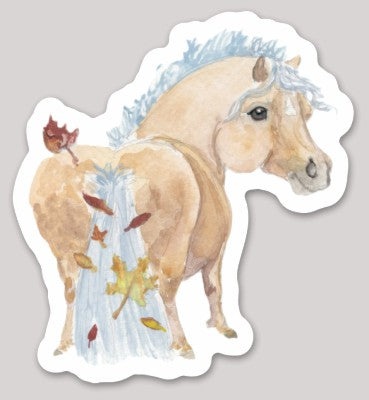 Adorable Chubby Ponies 3" Vinyl Stickers