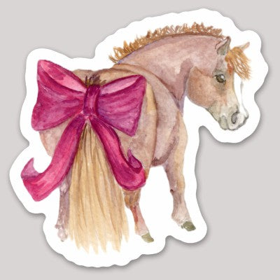 Adorable Chubby Ponies 3" Vinyl Stickers