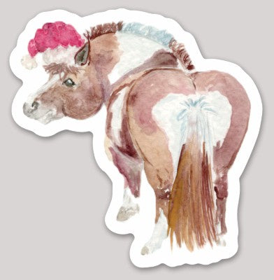 Adorable Chubby Ponies 3" Vinyl Stickers