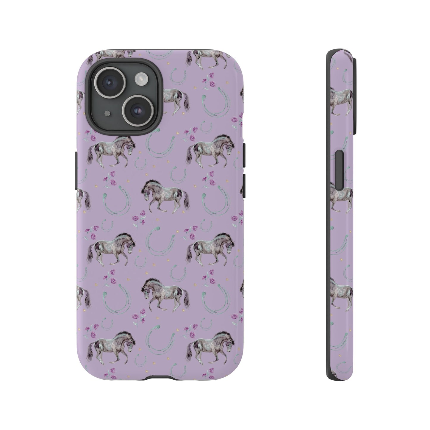 Lucky Mustangs in Lavender Tough Phone Case