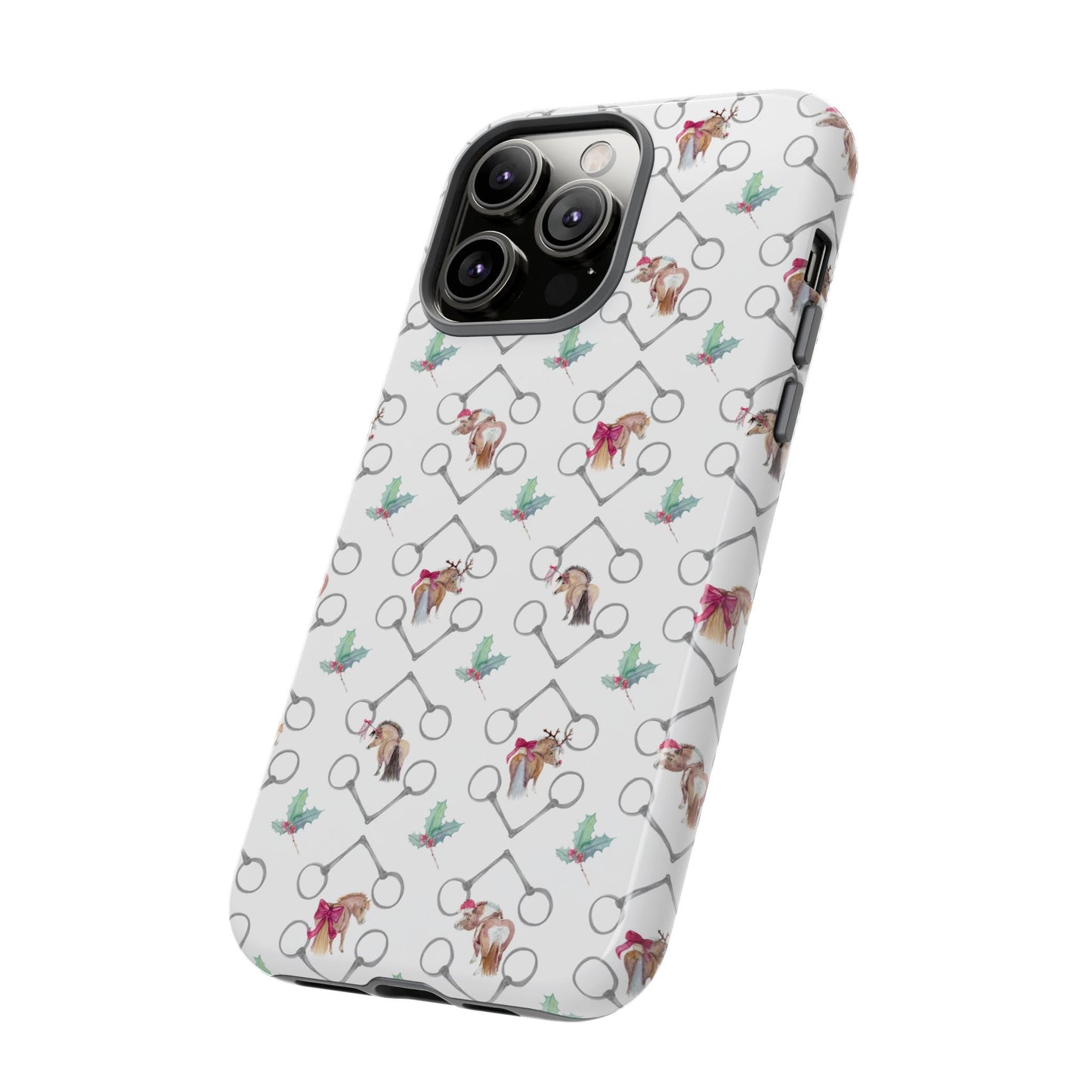 Adorable Ponies and holly Tough Phone Cases