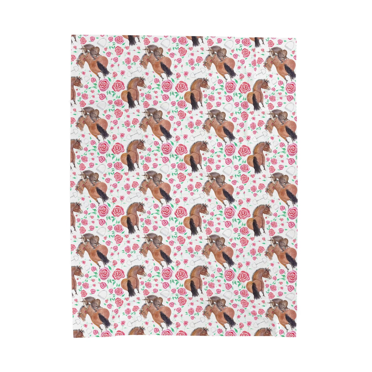 Plush Blanket Adorable Little Rose and Rico