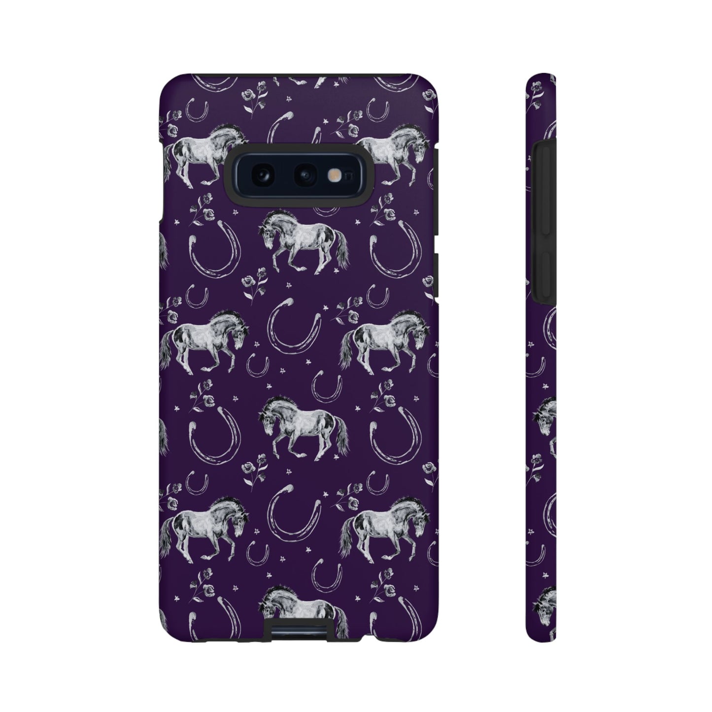 Lucky Mustang in Dark Purple Tough Phone Case