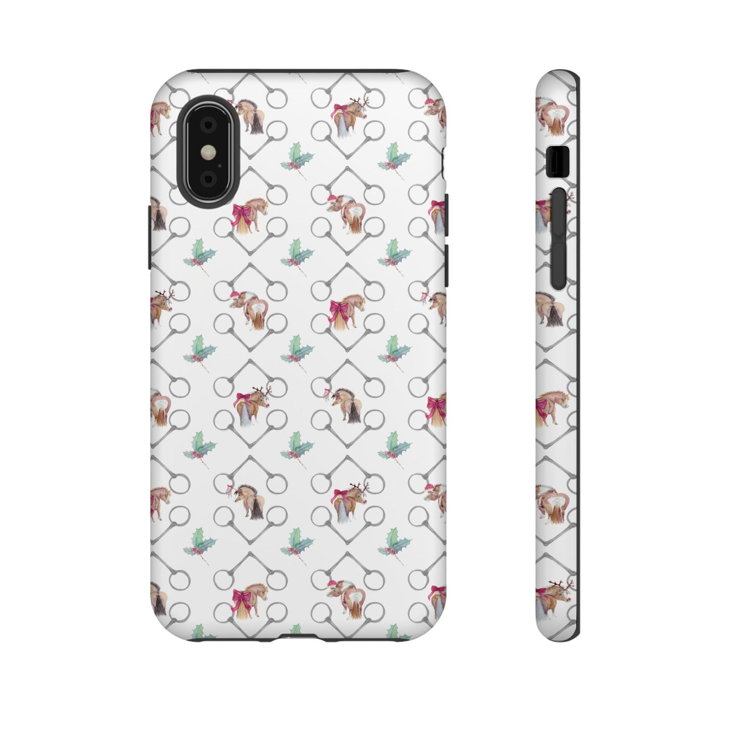 Adorable Ponies and holly Tough Phone Cases