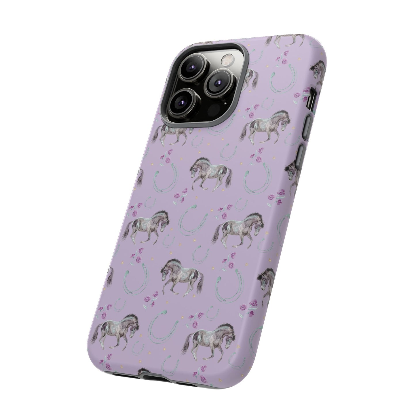 Lucky Mustangs in Lavender Tough Phone Case