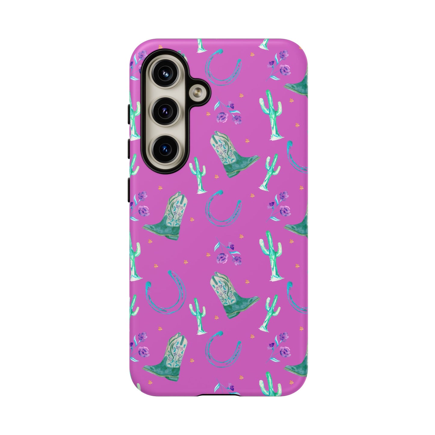 Lucky Boots in Pink Tough Phone Case