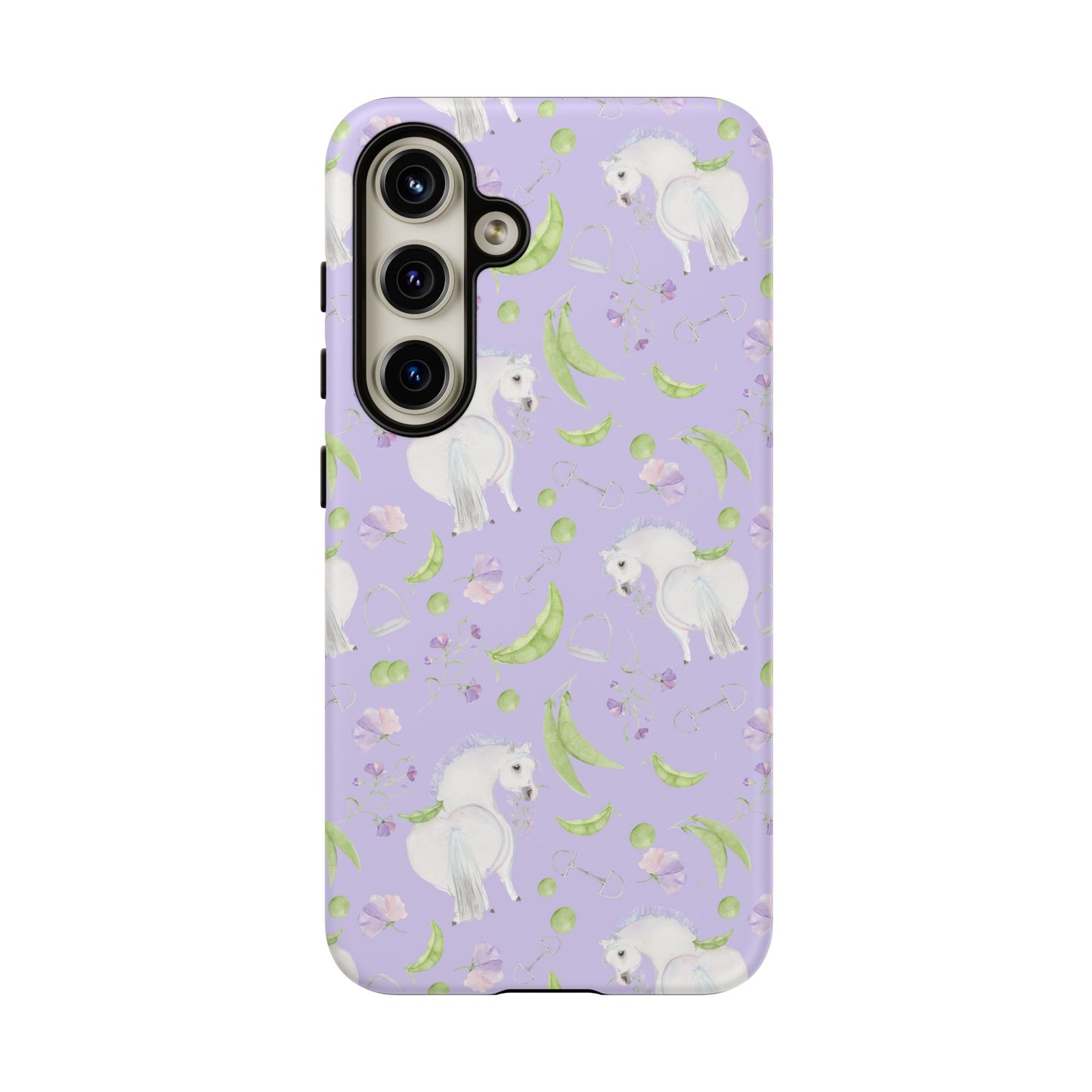 Adorable Pea Pod Lavendar   Tough Phone Cases