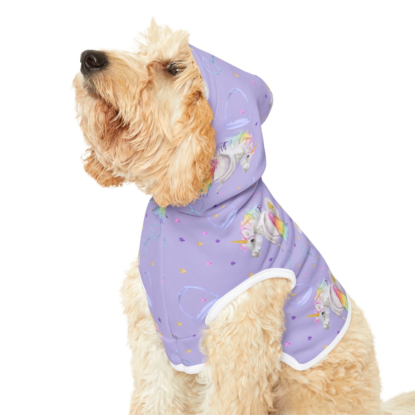 Adorable ponyUnicorn print Pet Hoodie