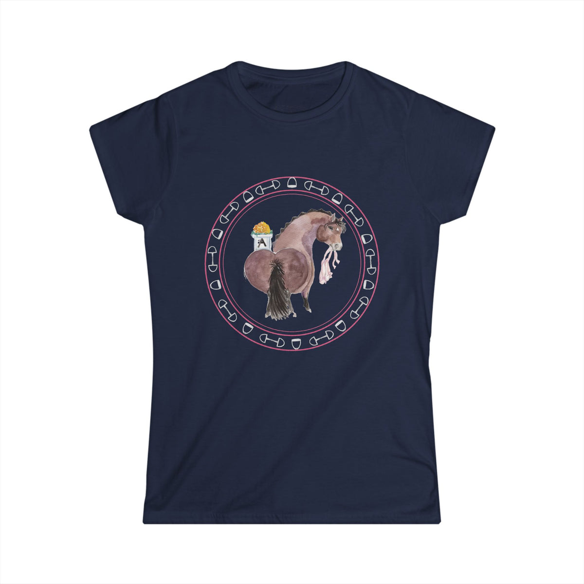 Women's Softstyle Tee-  Adorable Dressage