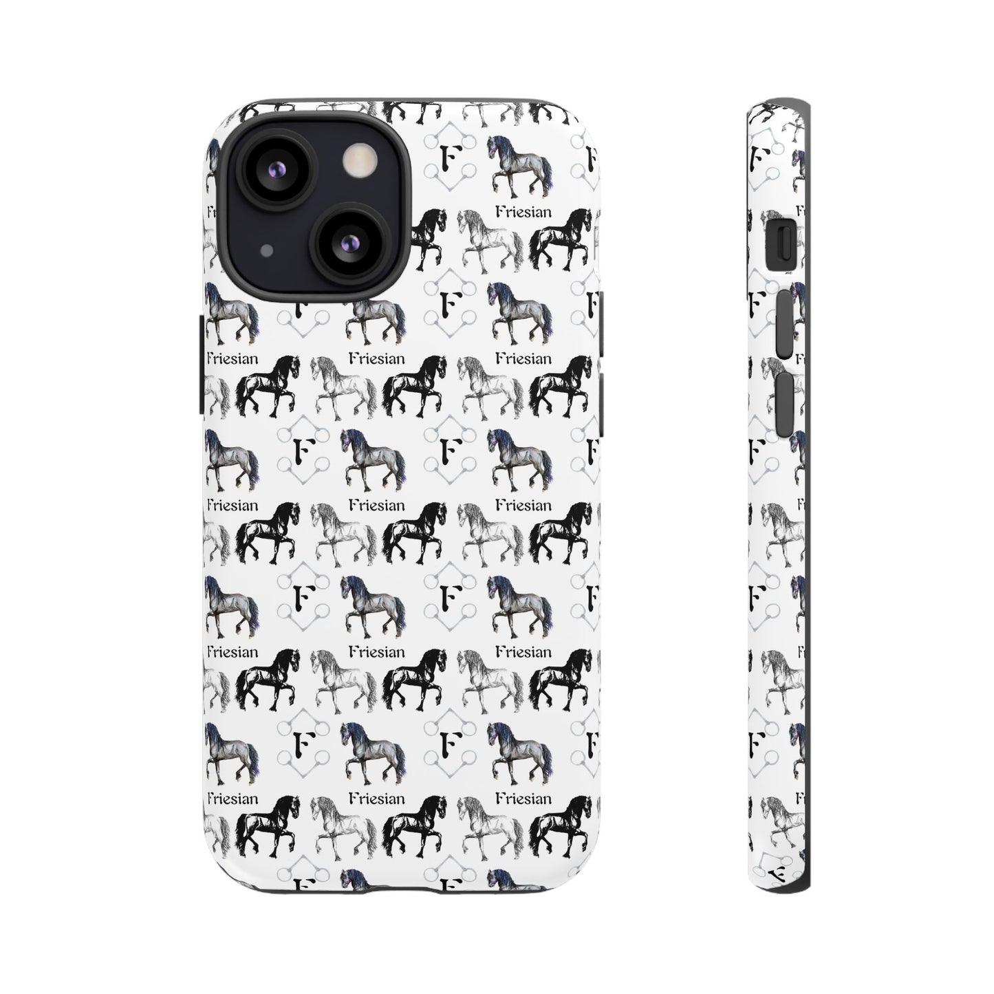 F is for Friesian Tough Phone Case