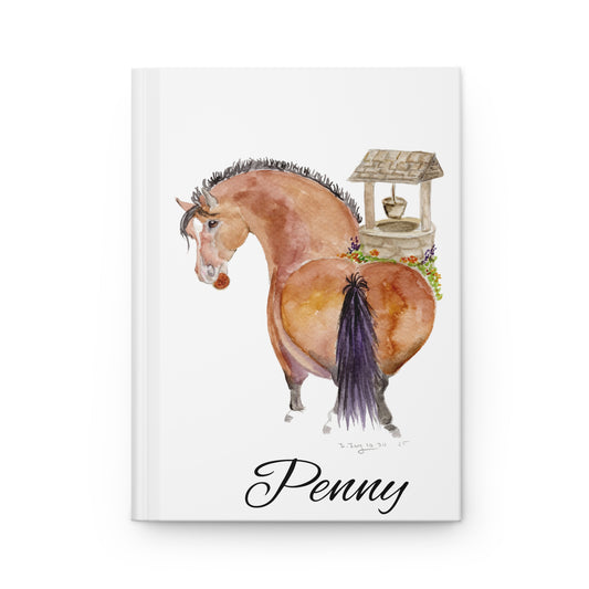 Hardcover Journal Matte -Adorable little Penny