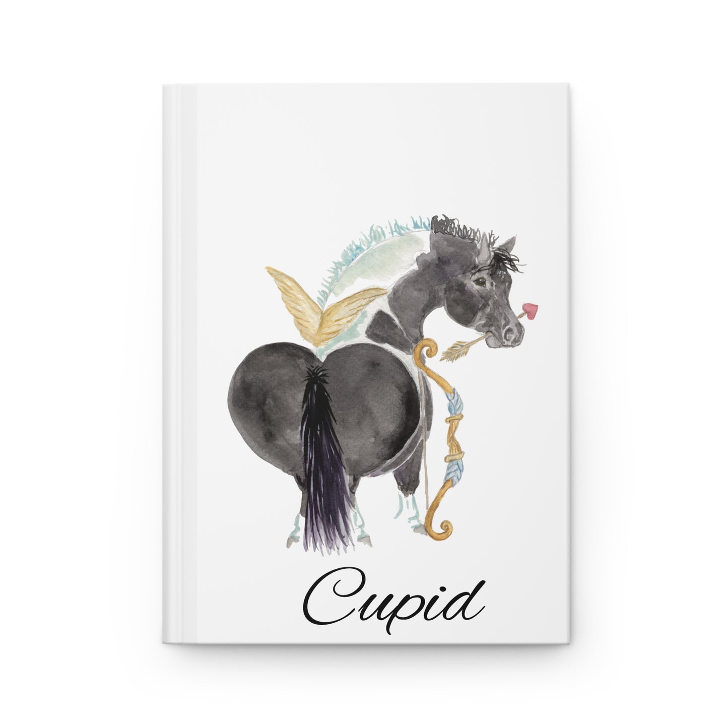 Hardcover Journal Matte -Adorable little Cupid