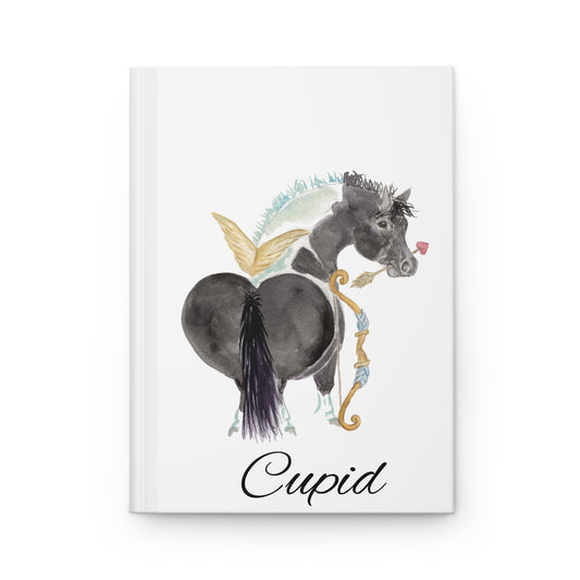 Hardcover Journal Matte -Adorable little Cupid