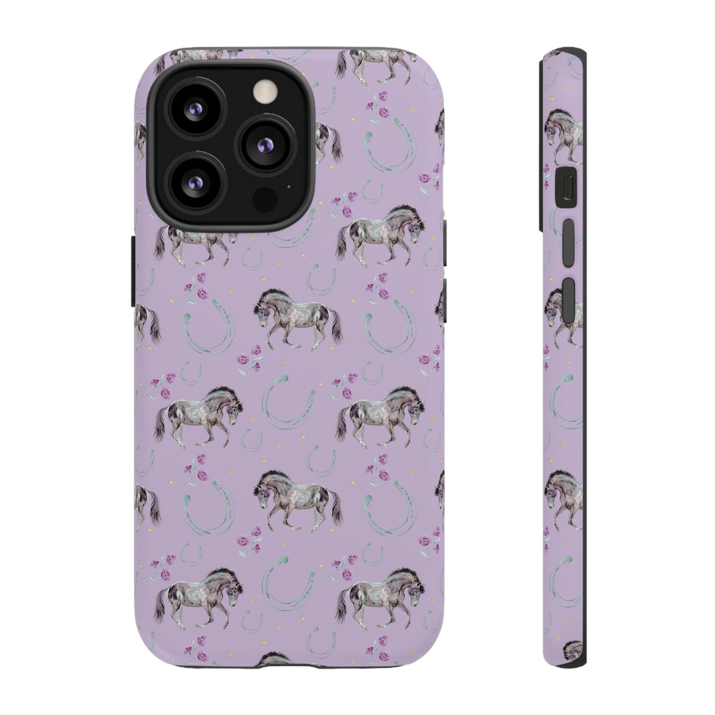 Lucky Mustangs in Lavender Tough Phone Case