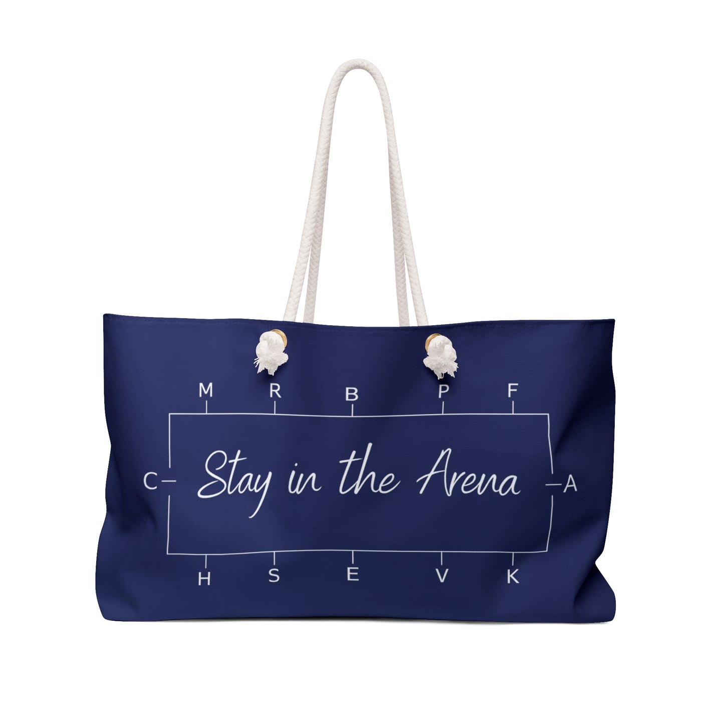 Copy of  Stay in the Arena Weekender Bag- Navy