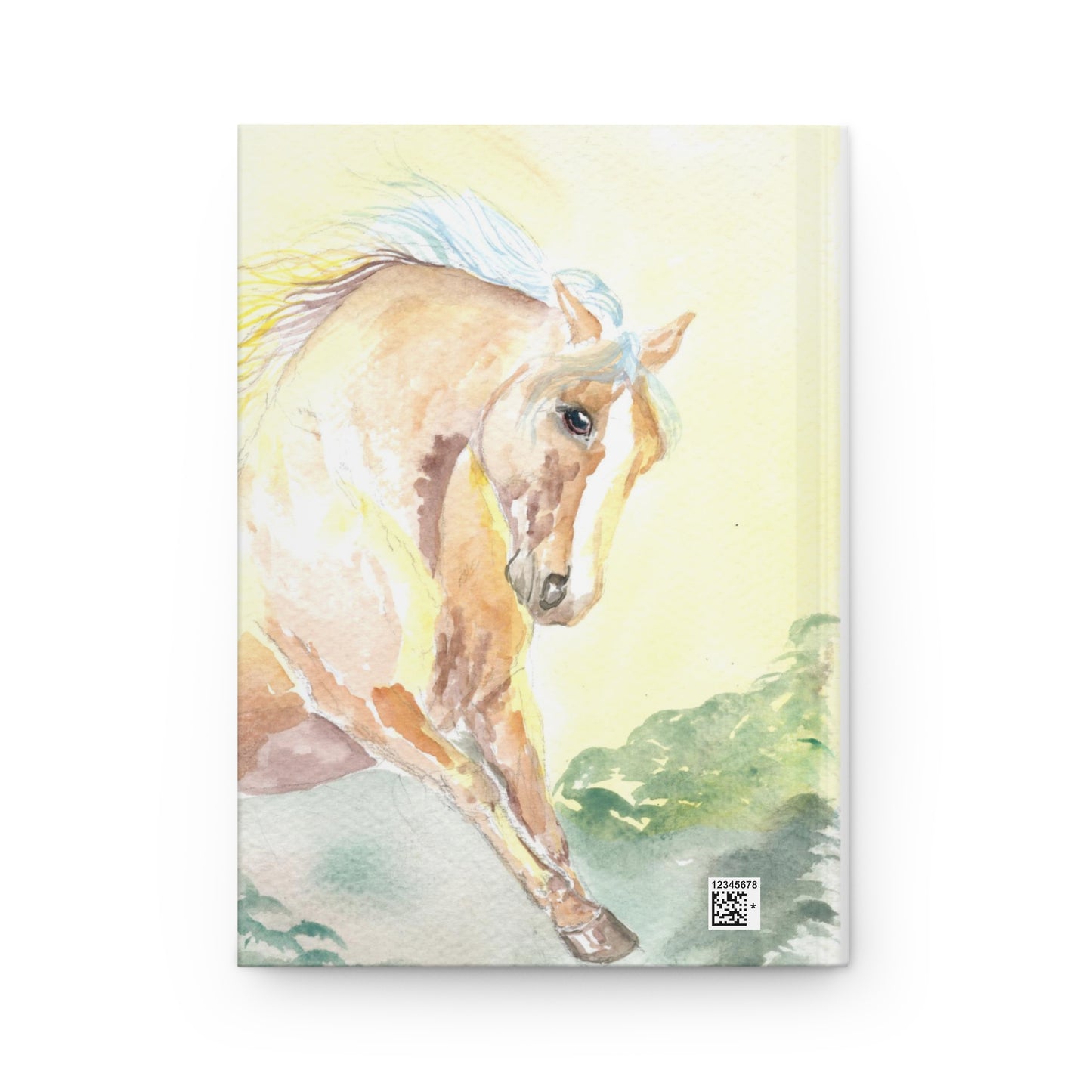Sun Splash - Haflinger Horse watercolor-  Journal