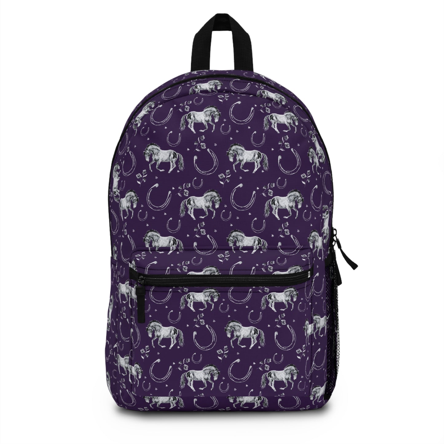 Lucky Mustang in Dark Purple Backpack