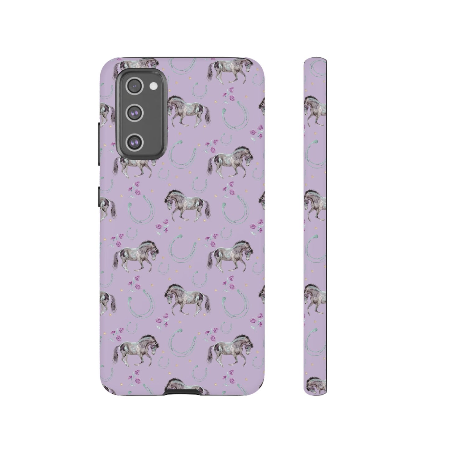 Lucky Mustangs in Lavender Tough Phone Case