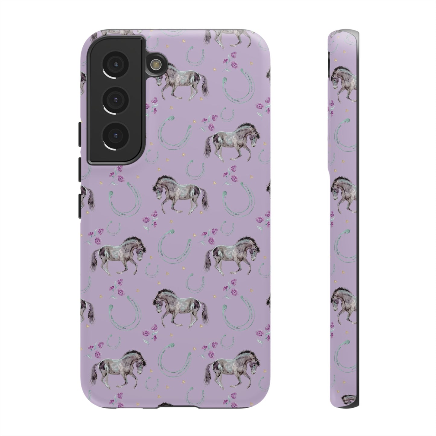 Lucky Mustangs in Lavender Tough Phone Case