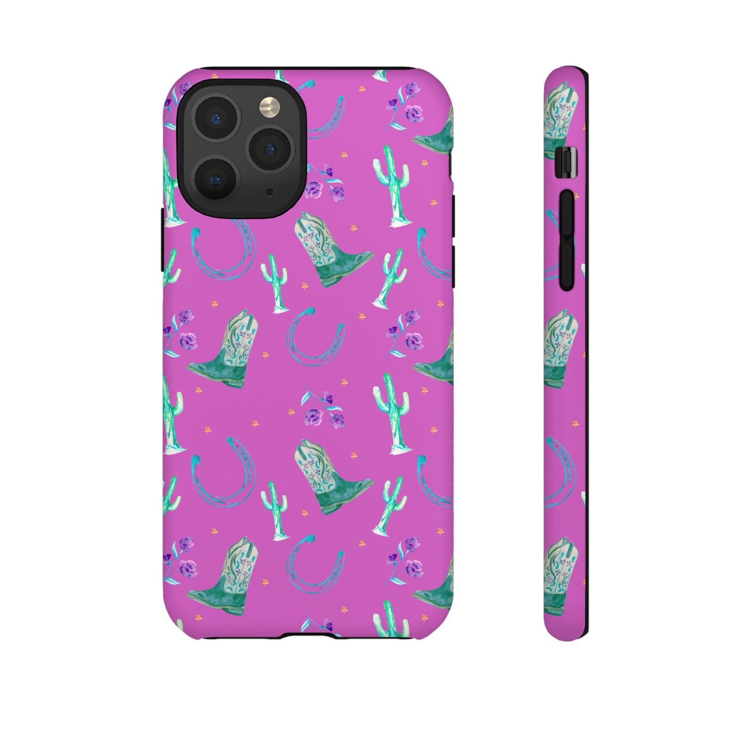 Lucky Boots in Pink Tough Phone Case