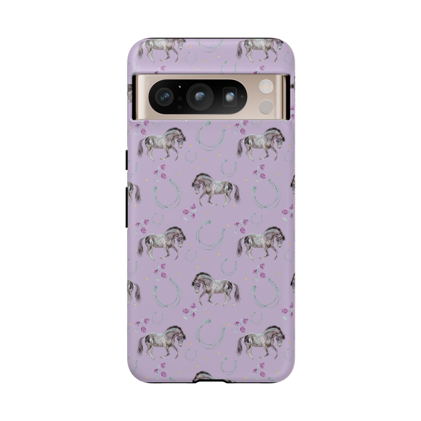 Lucky Mustangs in Lavender Tough Phone Case